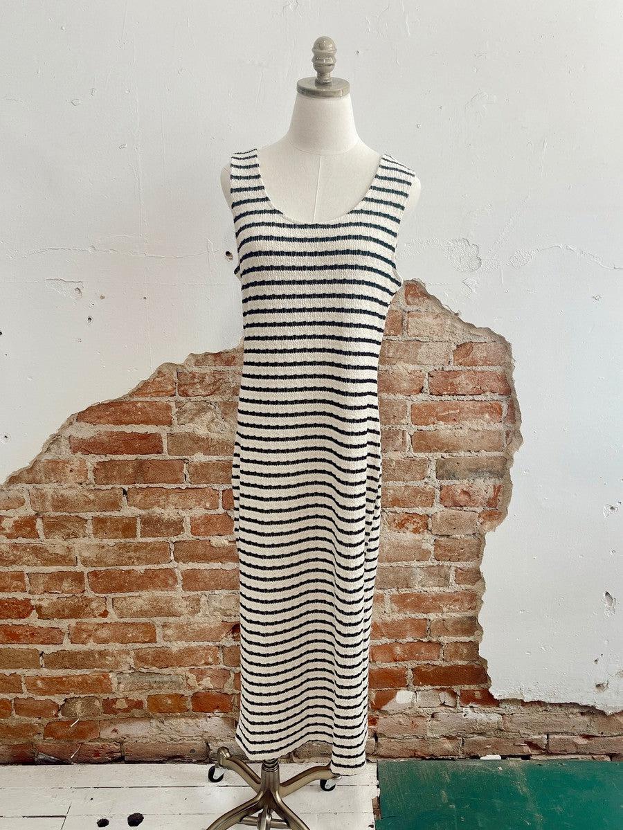 Stretchy Striped Dress-Dresses + Jumpsuits-[option4]-[option5]-[option6]-Shop-Womens-Boutique-Store