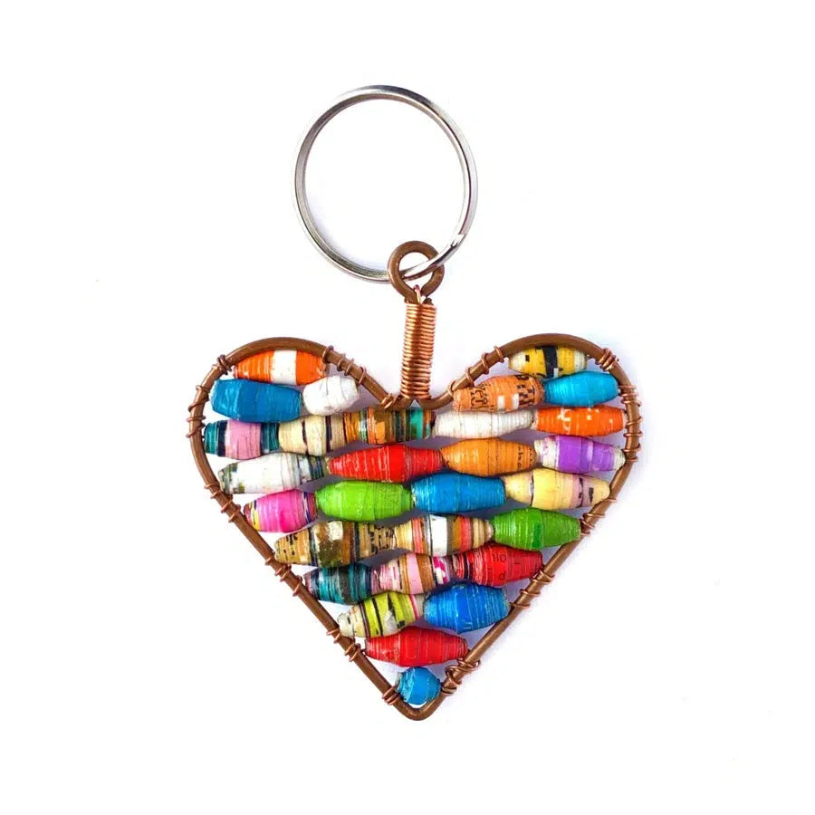 Heart Beaded Keychain-Home + Entertain-[option4]-[option5]-[option6]-Shop-Womens-Boutique-Store