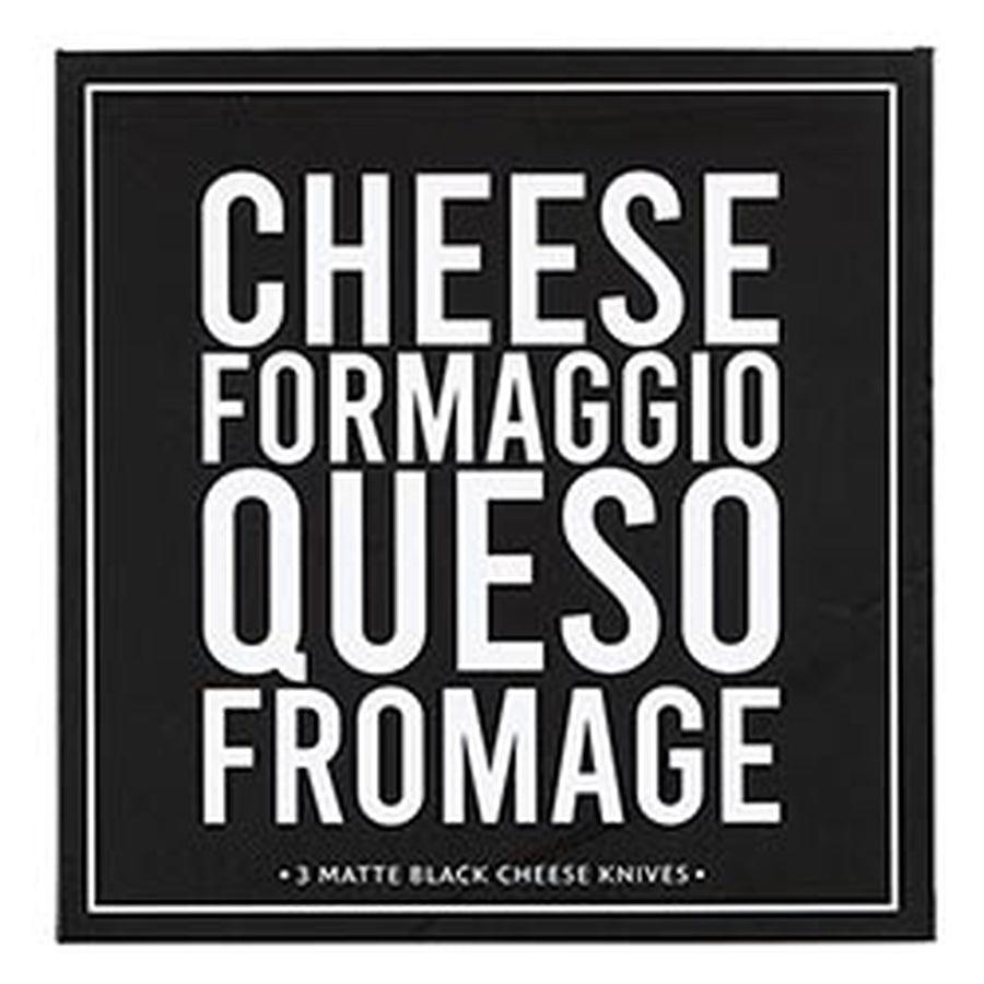 Matte Black Cheese Knives Book Box-Home + Entertain-[option4]-[option5]-[option6]-Shop-Womens-Boutique-Store