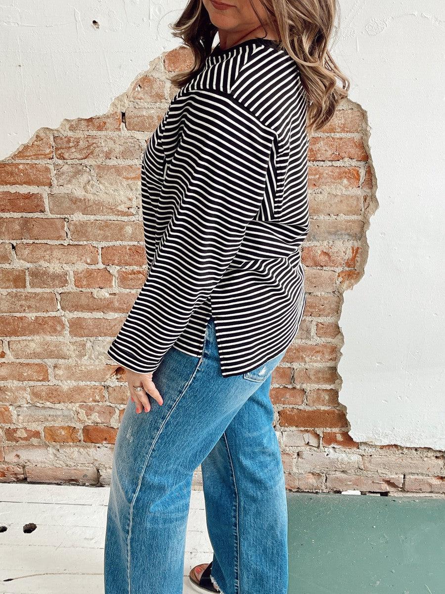 Forever & Ever Striped Top-Tops-[option4]-[option5]-[option6]-Shop-Womens-Boutique-Store