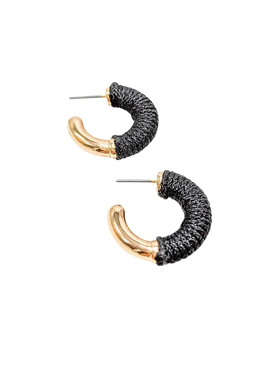Marlow Earrings in Black-Accessories-[option4]-[option5]-[option6]-Shop-Womens-Boutique-Store