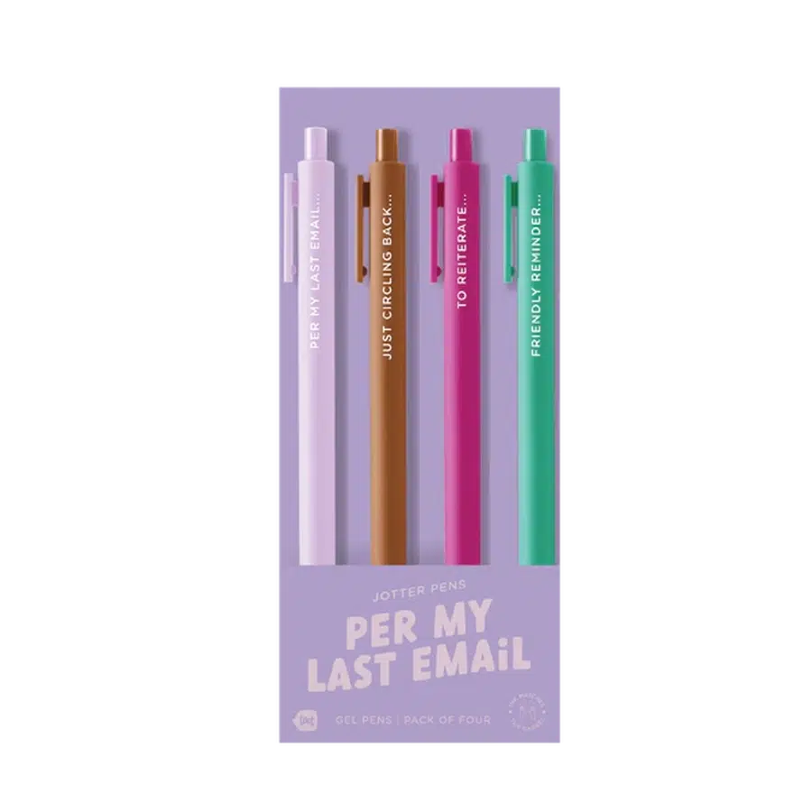 Jotter Pen 4 Pack-Gifts + Candles-[option4]-[option5]-[option6]-Shop-Womens-Boutique-Store