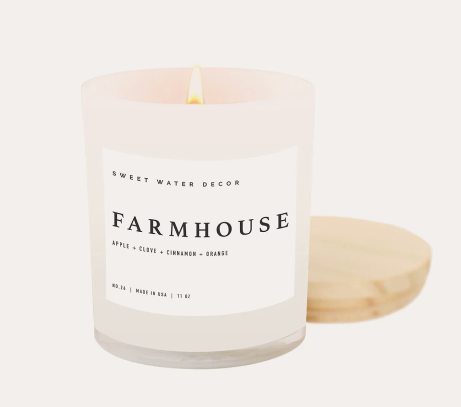 Farmhouse Soy Candle-Gifts + Candles-[option4]-[option5]-[option6]-Shop-Womens-Boutique-Store