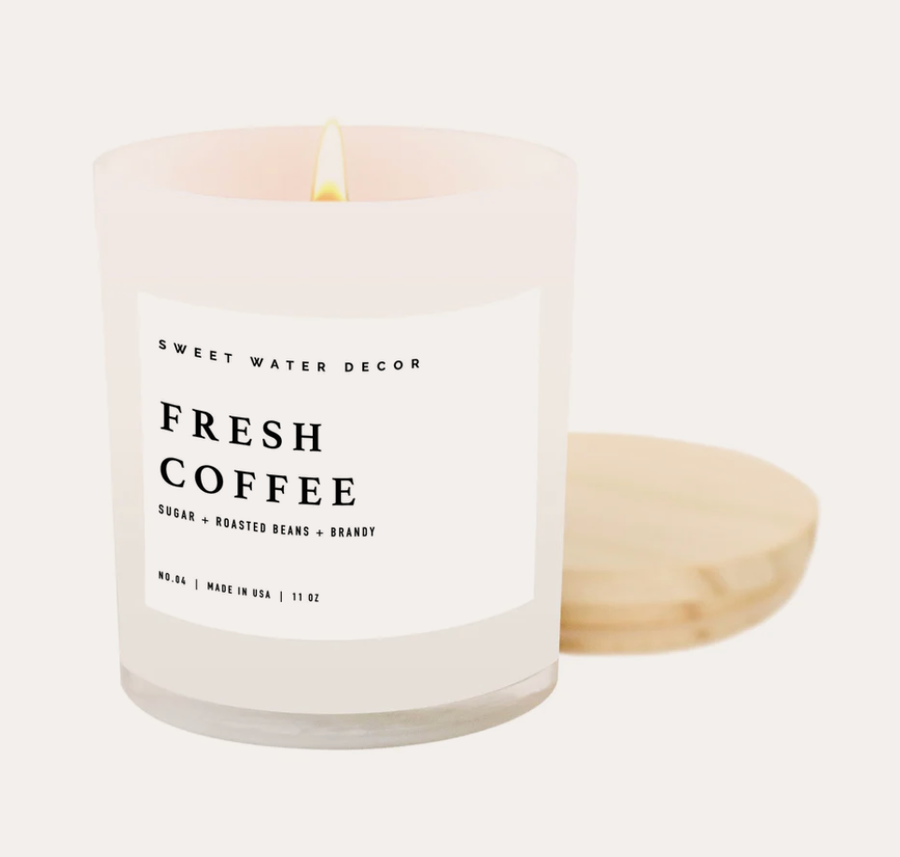 Fresh Coffee Soy Candle-Gifts + Candles-[option4]-[option5]-[option6]-Shop-Womens-Boutique-Store