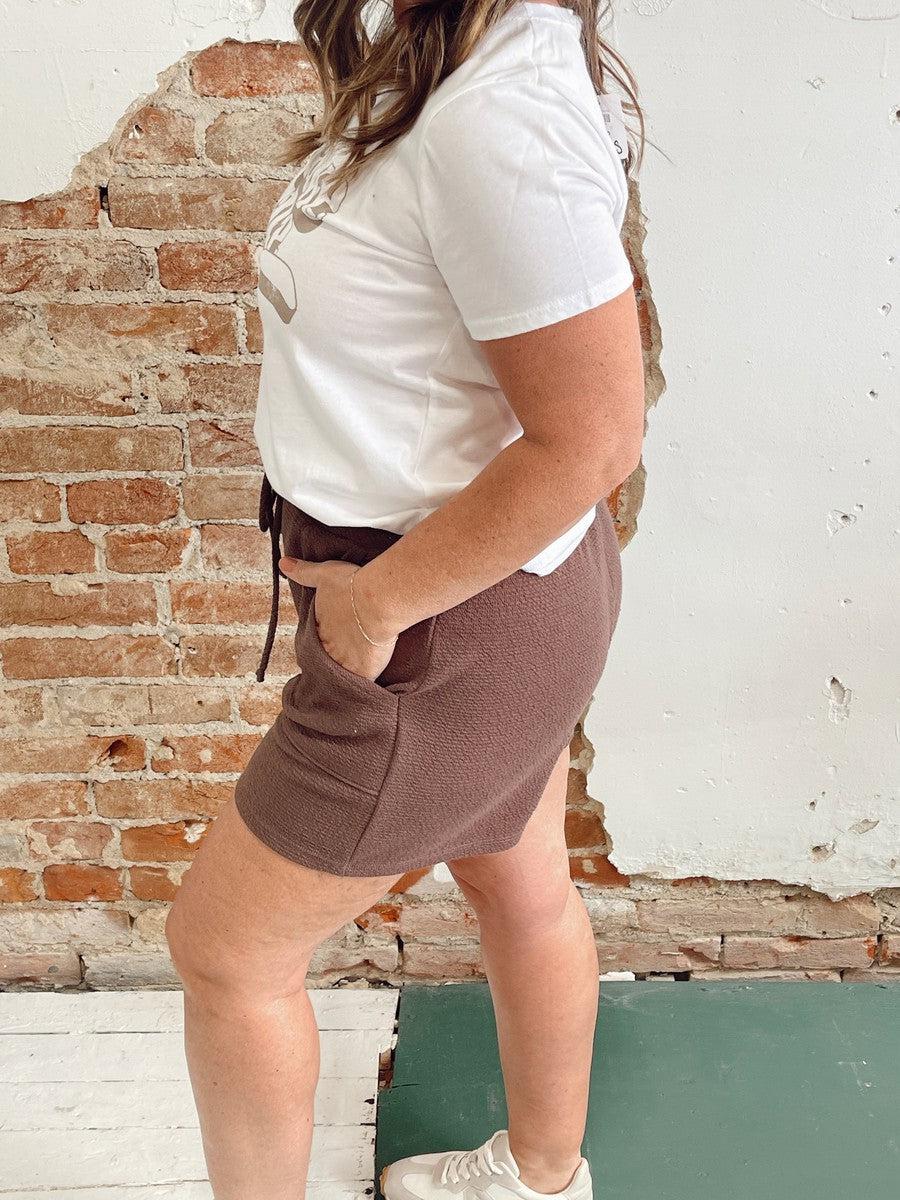 Summertime Shorts in Brown-Bottoms-[option4]-[option5]-[option6]-Shop-Womens-Boutique-Store