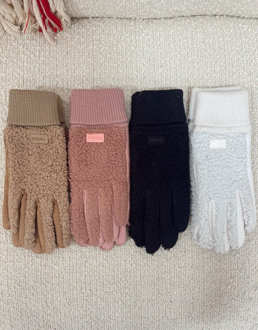 Fuzzy Faux Wool Gloves-Accessories-[option4]-[option5]-[option6]-Shop-Womens-Boutique-Store