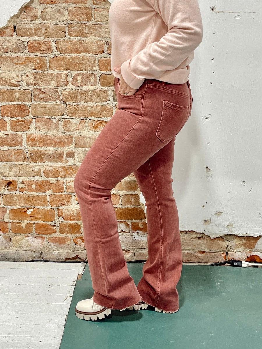 Wine Night High Rise Bootcut Jean-Bottoms-[option4]-[option5]-[option6]-Shop-Womens-Boutique-Store