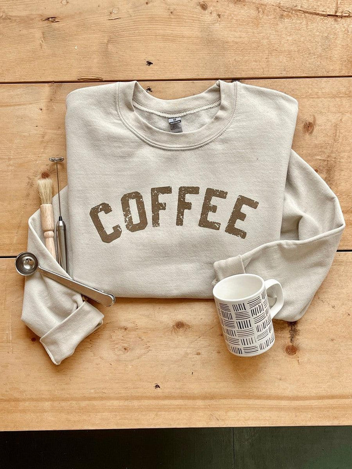 Coffee Crew Sweatshirt-Tops-[option4]-[option5]-[option6]-Shop-Womens-Boutique-Store