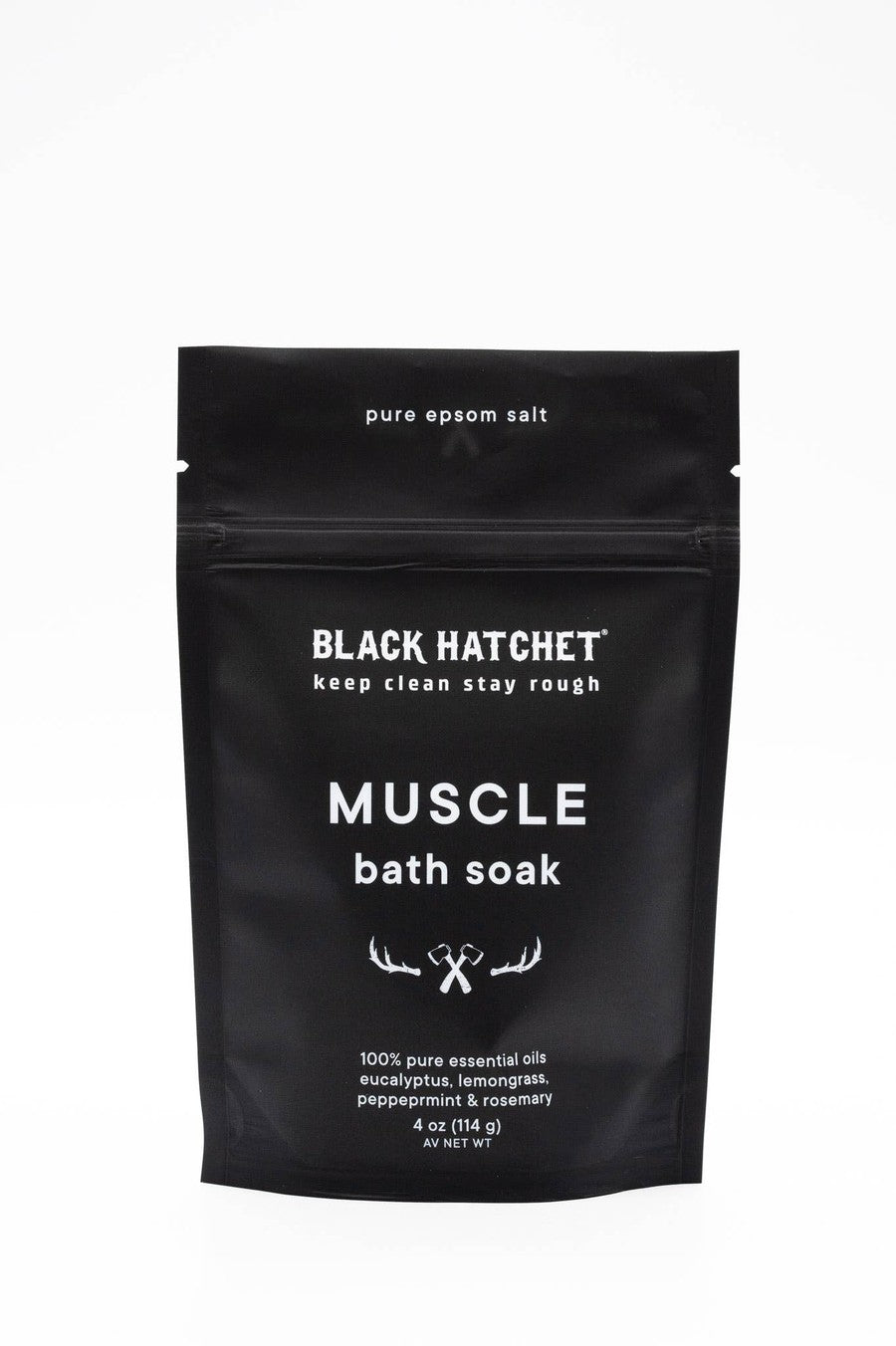 Black Hatchet Muscle Bath Salt-Gifts + Candles-[option4]-[option5]-[option6]-Shop-Womens-Boutique-Store