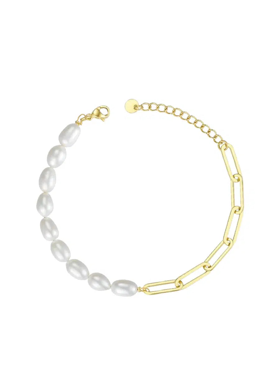 Paperclip Pearl Necklace-Accessories-[option4]-[option5]-[option6]-Shop-Womens-Boutique-Store