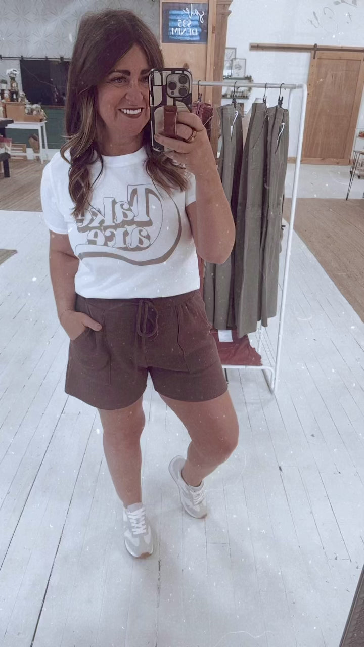 Summertime Shorts in Brown