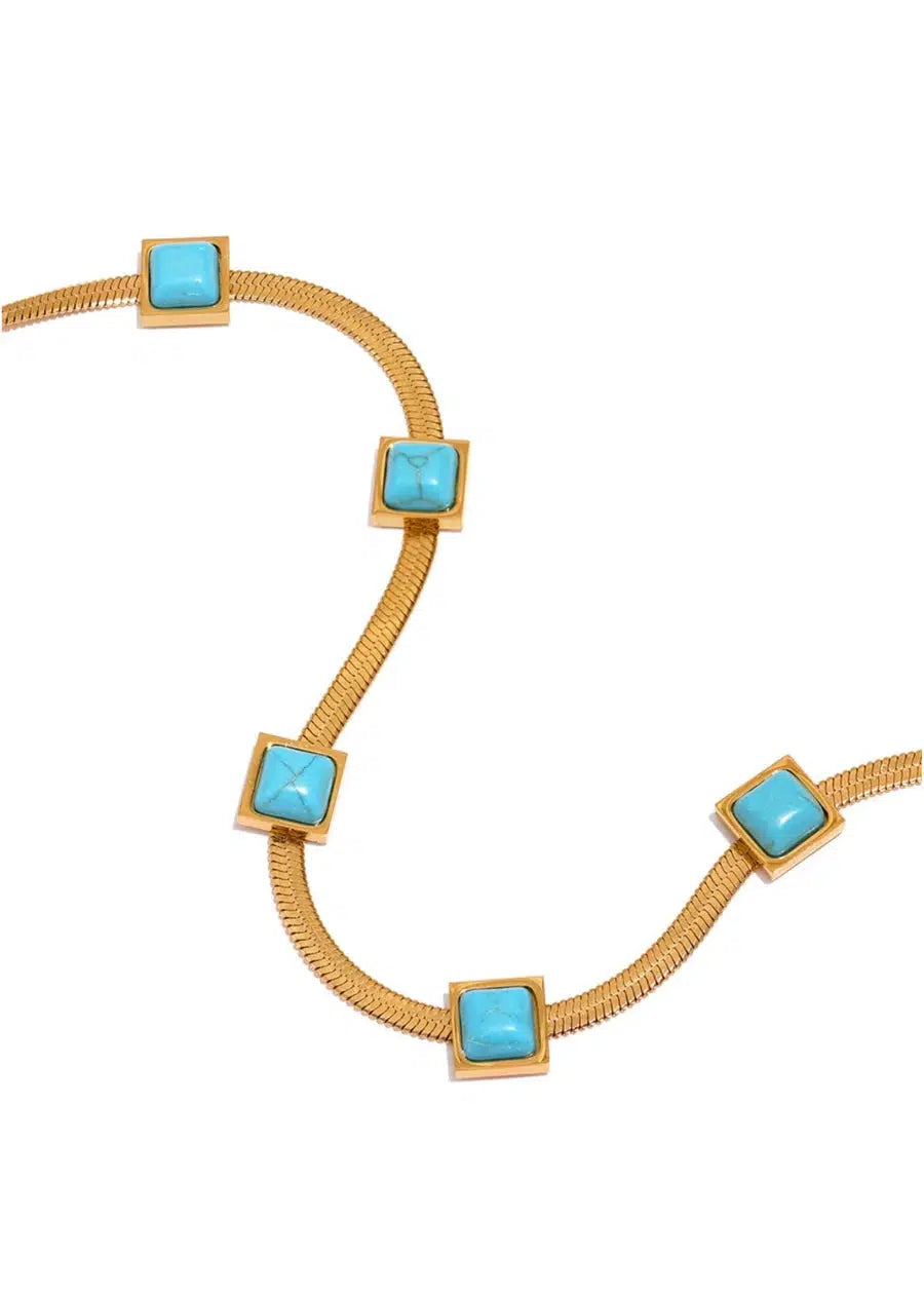 Turquoise Necklace-Accessories-[option4]-[option5]-[option6]-Shop-Womens-Boutique-Store