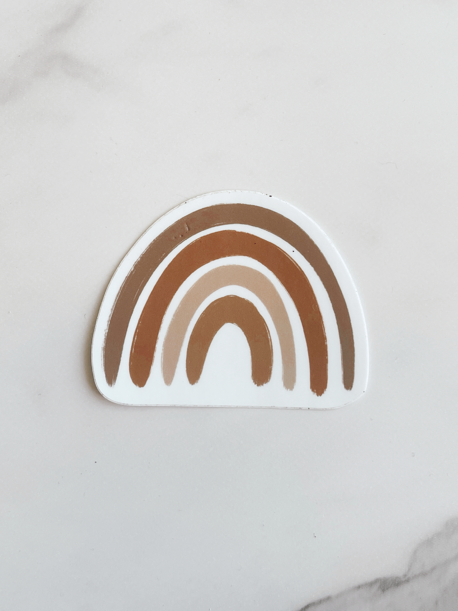 Neutral Rainbow Sticker-Gifts + Candles-[option4]-[option5]-[option6]-Shop-Womens-Boutique-Store