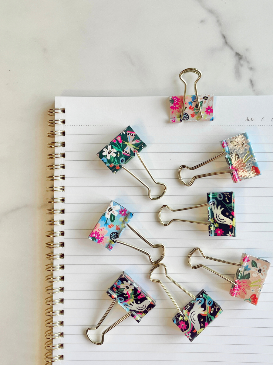Floral Binder Clips-Gifts + Candles-[option4]-[option5]-[option6]-Shop-Womens-Boutique-Store