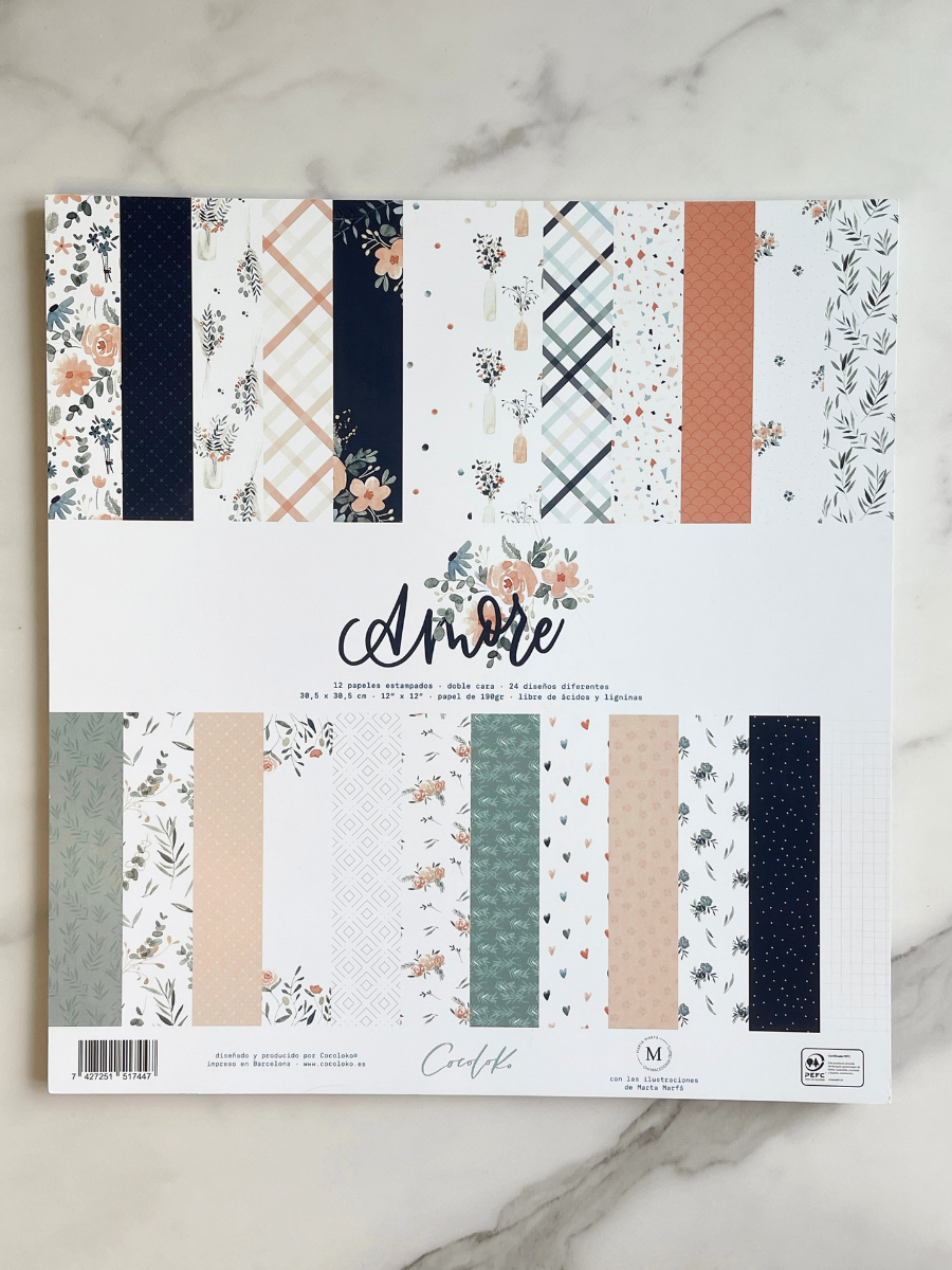 Floral Scrapbook Paper Set-Gifts + Candles-[option4]-[option5]-[option6]-Shop-Womens-Boutique-Store