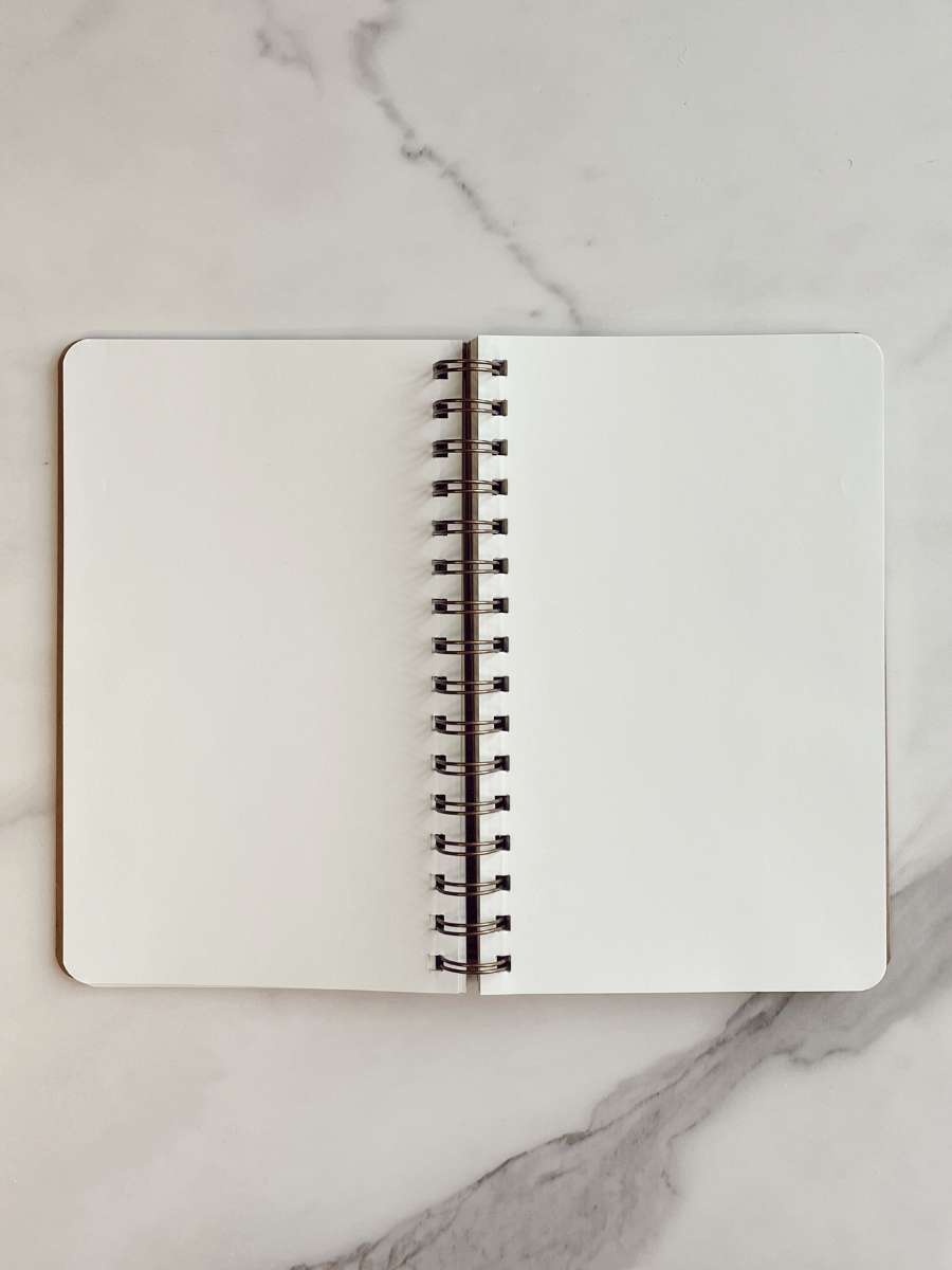 Plain Spiral Notebook-Gifts + Candles-[option4]-[option5]-[option6]-Shop-Womens-Boutique-Store