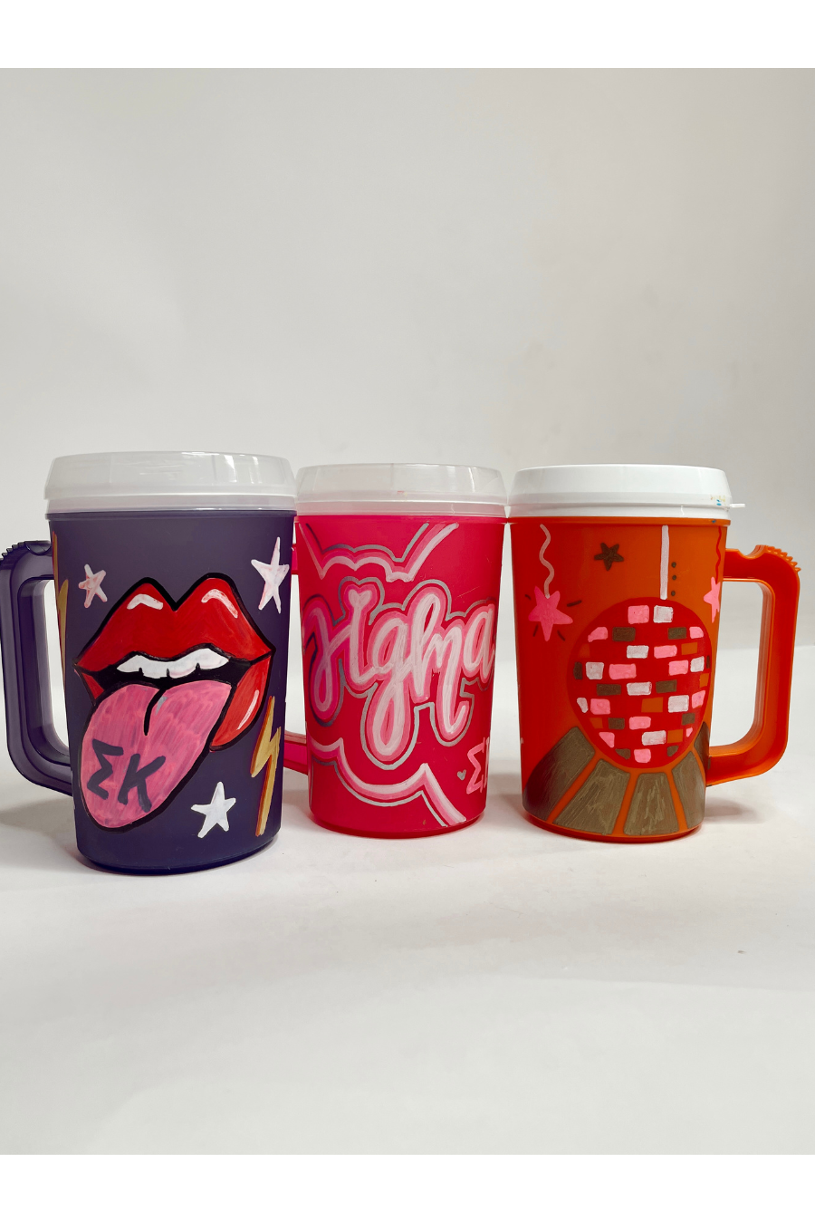 Sorority Hand Painted Mugs - Sigma Kappa-Gifts + Candles-[option4]-[option5]-[option6]-Shop-Womens-Boutique-Store