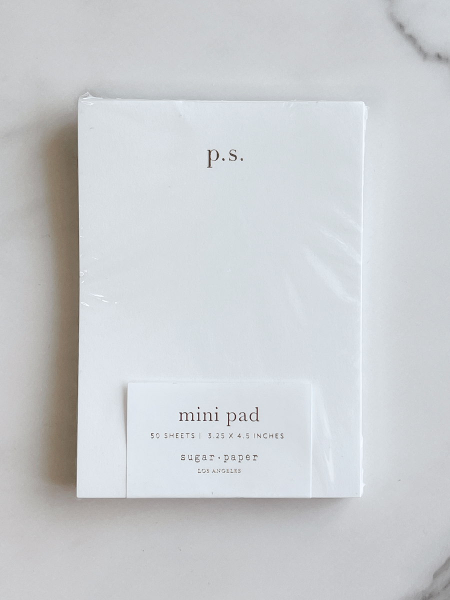 Mini P.S Notepad-Gifts + Candles-[option4]-[option5]-[option6]-Shop-Womens-Boutique-Store