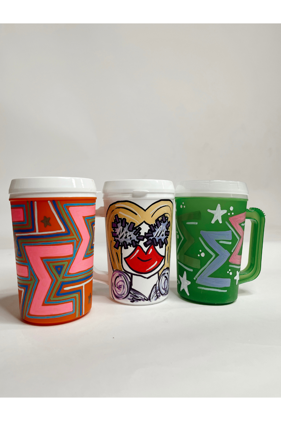 Sorority Hand Painted Mugs - Tri Sigma-Gifts + Candles-[option4]-[option5]-[option6]-Shop-Womens-Boutique-Store