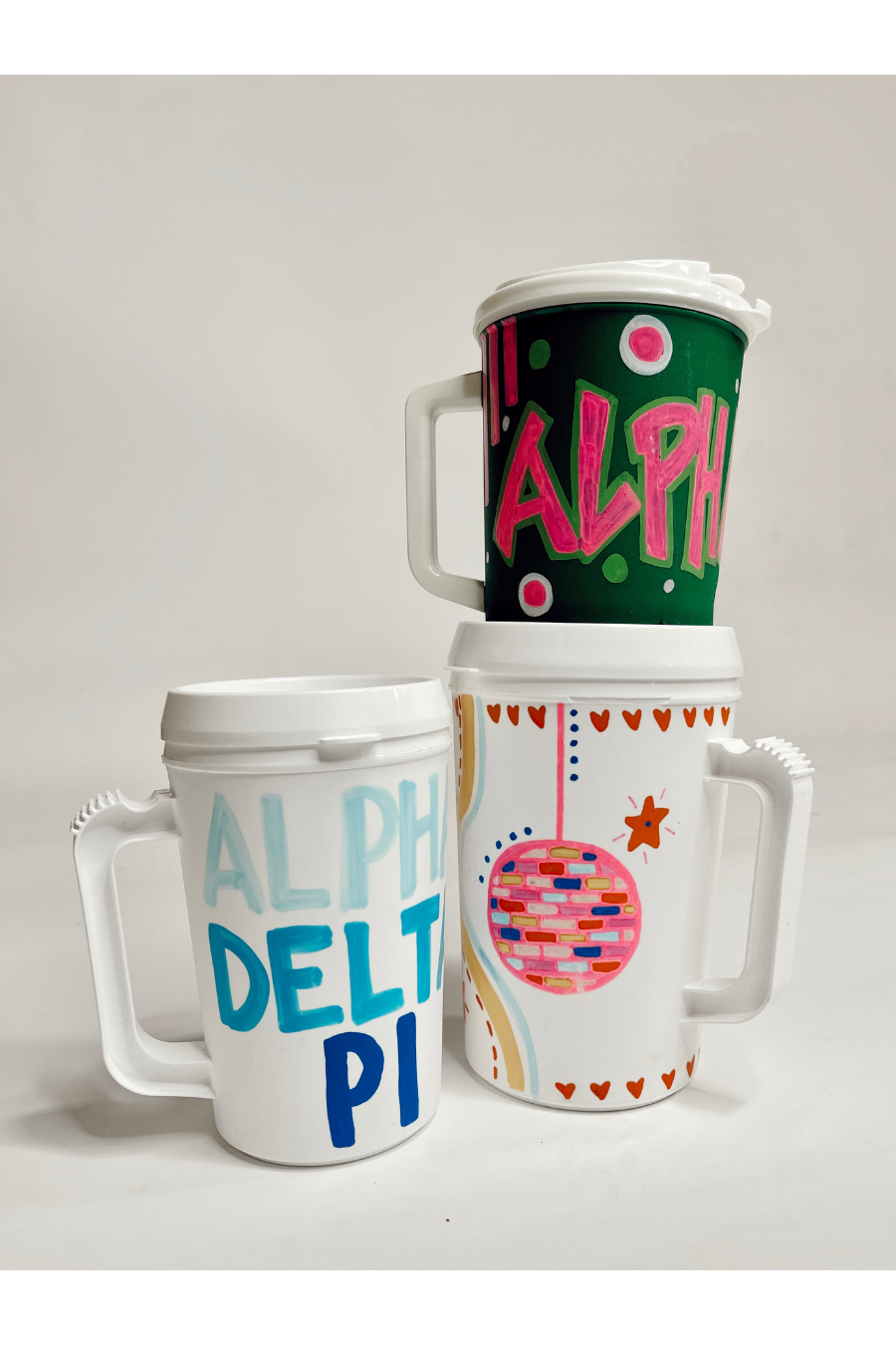 Sorority Hand Painted Mugs - ADPi-Gifts + Candles-[option4]-[option5]-[option6]-Shop-Womens-Boutique-Store
