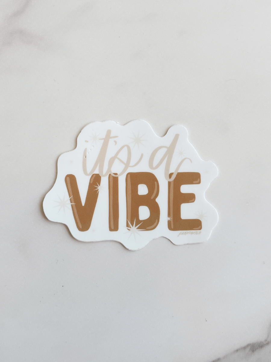 It's a Vibe Clear Sticker-Gifts + Candles-[option4]-[option5]-[option6]-Shop-Womens-Boutique-Store