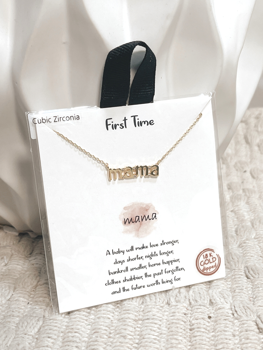 First Time Mama Necklace-Accessories-[option4]-[option5]-[option6]-Shop-Womens-Boutique-Store