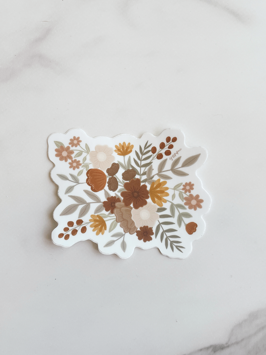 Wild Floral Sticker-Gifts + Candles-[option4]-[option5]-[option6]-Shop-Womens-Boutique-Store