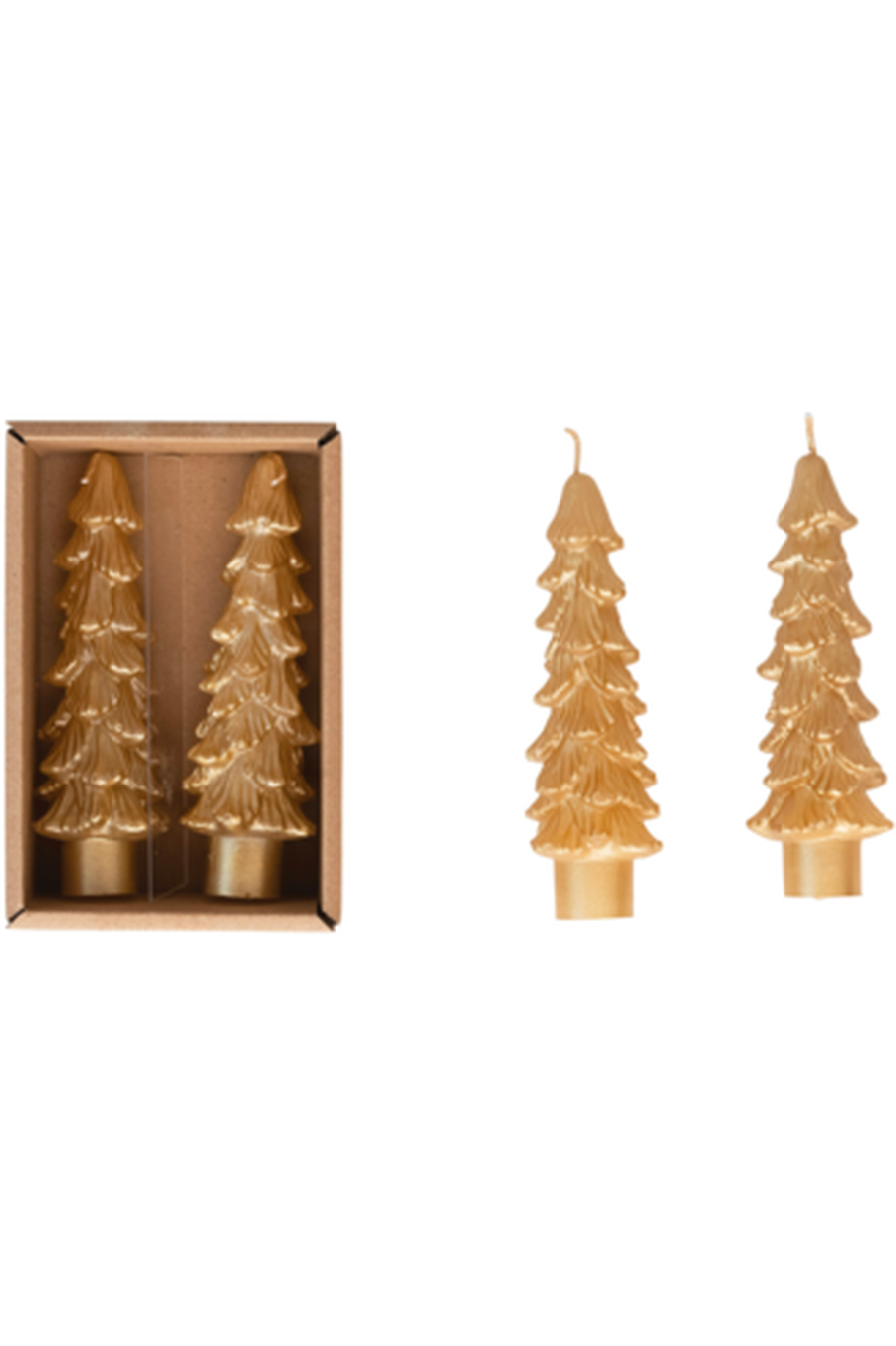 5" Tree Shaped Taper Candles-Gifts + Candles-[option4]-[option5]-[option6]-Shop-Womens-Boutique-Store
