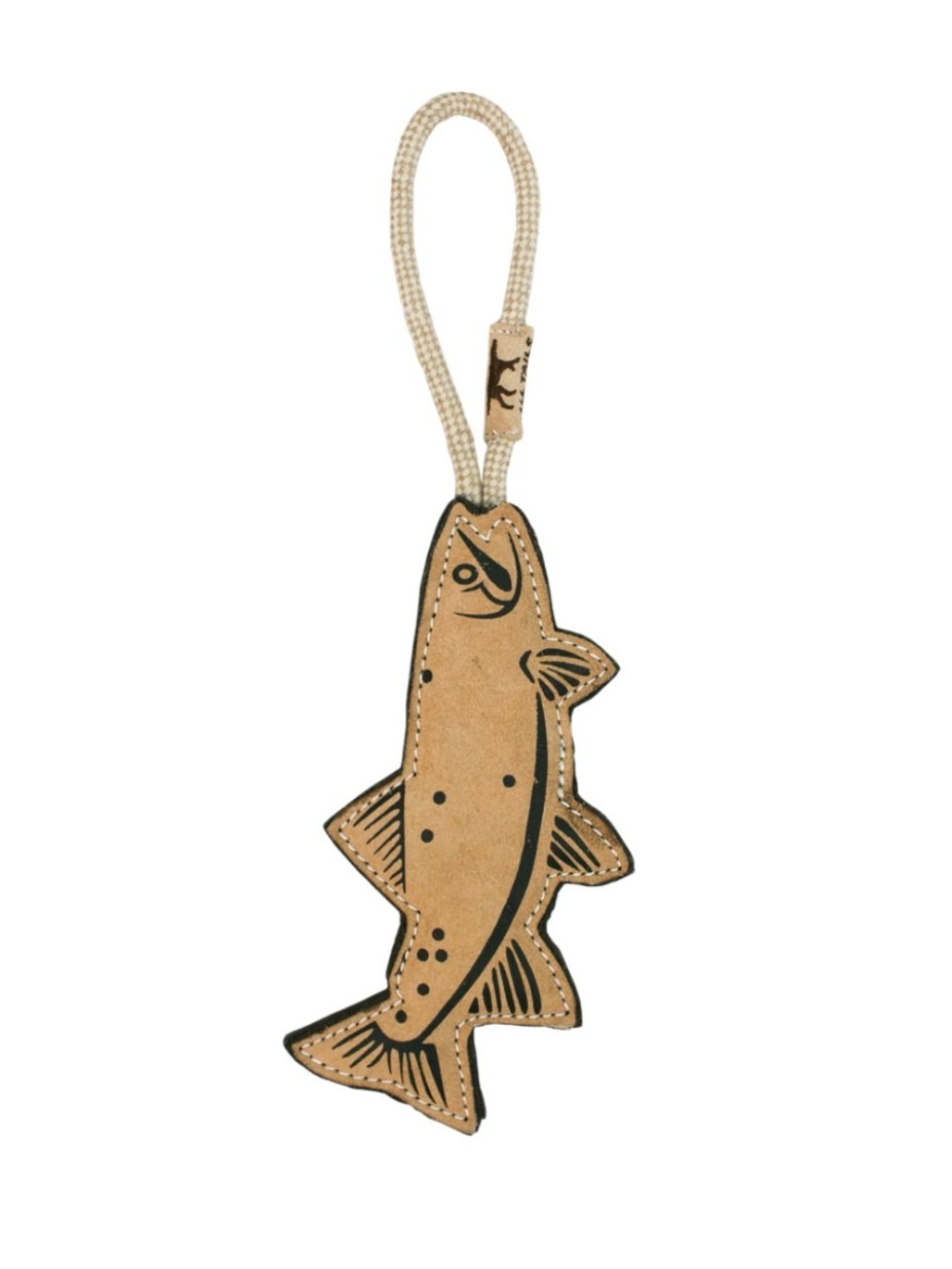 Natural Leather Trout Dog Toy-Gifts + Candles-[option4]-[option5]-[option6]-Shop-Womens-Boutique-Store