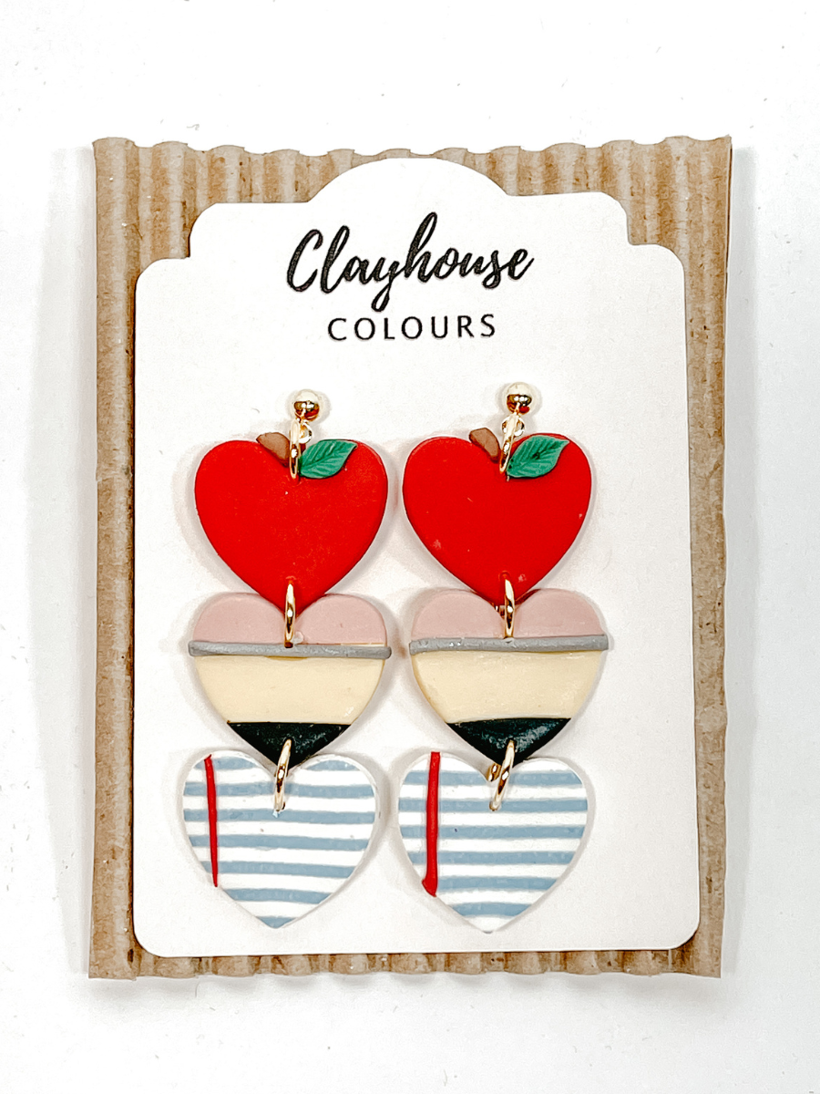Clay Earrings-Accessories-Teacher Hearts-[option4]-[option5]-[option6]-Shop-Womens-Boutique-Store