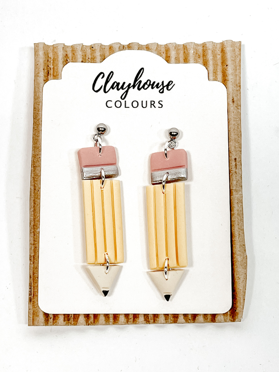Clay Earrings-Accessories-Big Pencil-[option4]-[option5]-[option6]-Shop-Womens-Boutique-Store