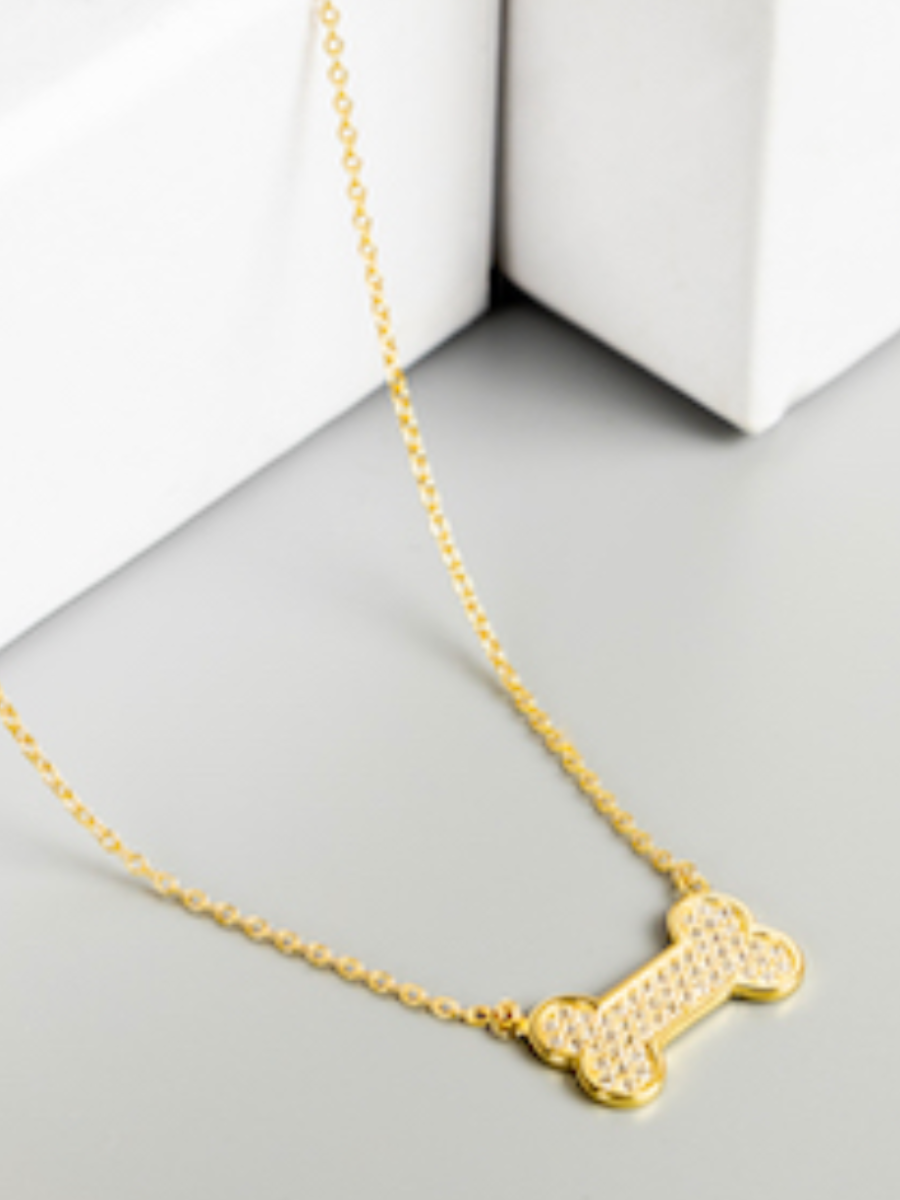Fido Bone Gold Necklace-Accessories-[option4]-[option5]-[option6]-Shop-Womens-Boutique-Store