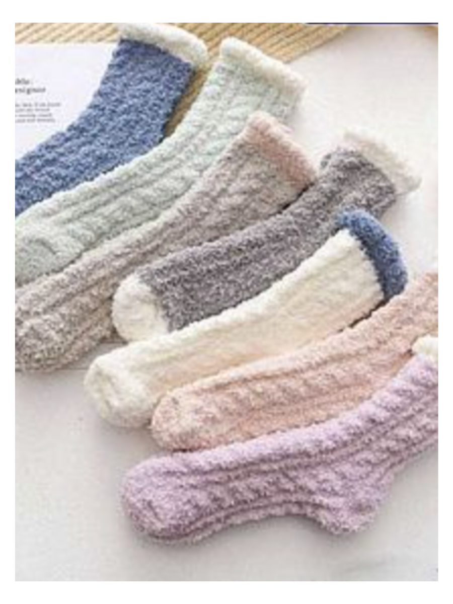 Comfy Ruffle Top Socks-Accessories-[option4]-[option5]-[option6]-Shop-Womens-Boutique-Store