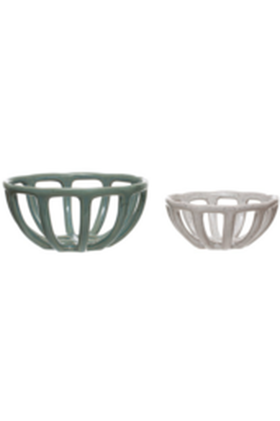 Handmade Stoneware Basket Bowls-Home + Entertain-[option4]-[option5]-[option6]-Shop-Womens-Boutique-Store