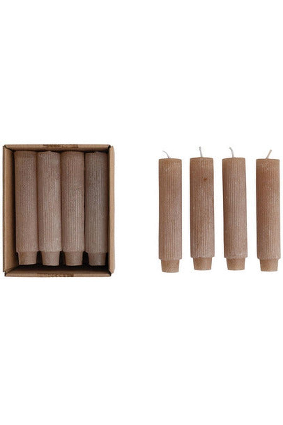 Pleated Taper Candles-Gifts + Candles-[option4]-[option5]-[option6]-Shop-Womens-Boutique-Store