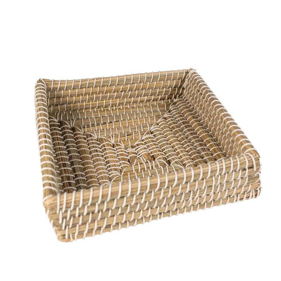 Kaisa Square Basket Tray 10''-Home + Entertain-[option4]-[option5]-[option6]-Shop-Womens-Boutique-Store